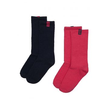 Sosete dama - negru rosu Cuddle