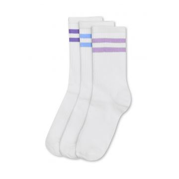 Sosete dama set 3 perechi Nikki - Bloovia - multicolor - bumbac - lungi