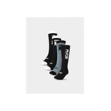 Sosete de snowboard  set de 2 - negre - material sintetic - croiala lunga