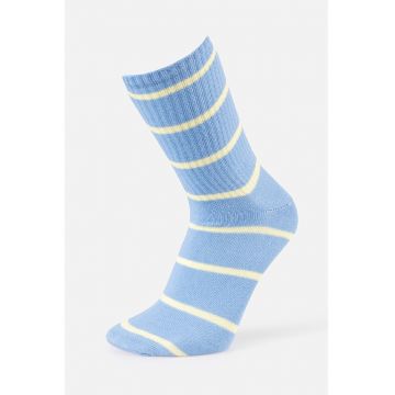 Sosete din amestec de bumbac cu dungi