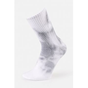 Sosete lungi din amestec de bumbac cu model