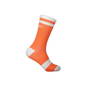 Sosete sport  Lure MTB - portocalii - marime M - manchet lung - material respirabil