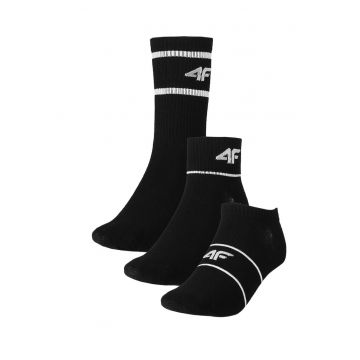 Sosete unisex WMM00USOCU377-20S - 4F - Bumbac - Negru