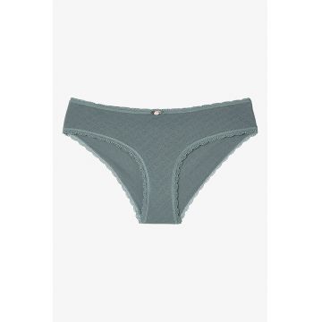 Chiloti cu detalii din dantela