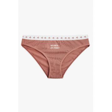 Chiloti cu imprimeu text