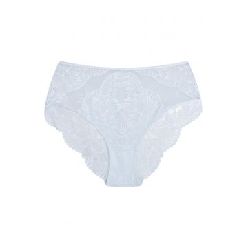 Chiloti cu talie ridicata Blueberry  Albastru deschis