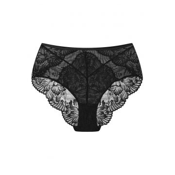 Chiloti cu talie ridicata Blueberry  negru