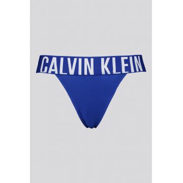 Chiloti tanga cu banda logo in talie