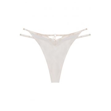 Chiloti tip tanga dama Bej Ova