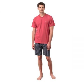 Pijama de barbati, Vamp 18620,XL, bumbac,rosu