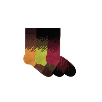 Set 3 Perechi Sosete  Bumbac - Multicolor