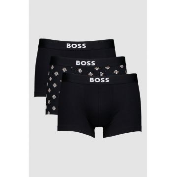 Set de boxeri cu banda logo in talie - 3 perechi