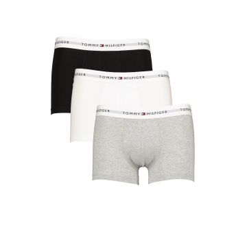 Set de boxeri cu banda logo in talie - 3 perechi