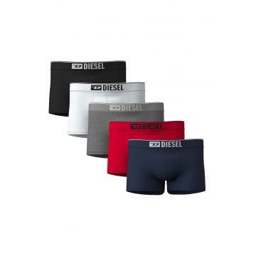 Set de boxeri cu banda logo in talie - 5 perechi