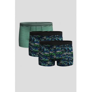 Set de boxeri cu imprimeu - 3 perechi