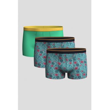 Set de boxeri cu talie medie - 3 perechi