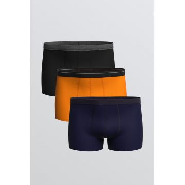 Set de boxeri cu talie medie - 3 perechi