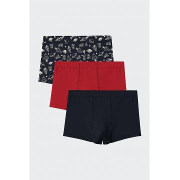 Set de boxeri cu tematica spatiala - 3 perechi