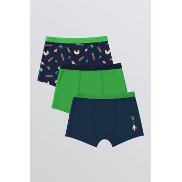 Set de boxeri din amestec de bumbac - 3 perechi