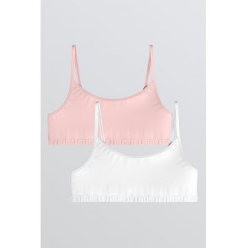 Set de bustiere cu terminatie elastica - 2 piese