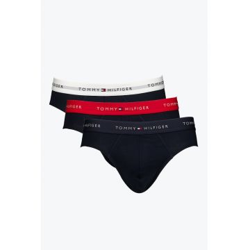 Set de chiloti cu banda logo in talie - 3 piese