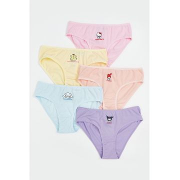 Set de chiloti cu imprimeu Sanrio - 5 perechi