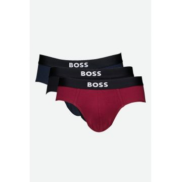 Set de chiloti cu logo in talie - 3 perechi