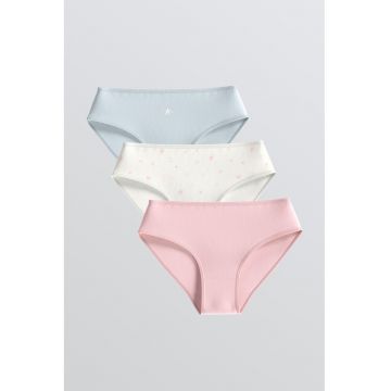 Set de chiloti de bumbac - 3 perechi