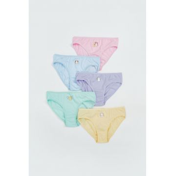 Set de chiloti de bumbac - 5 perechi