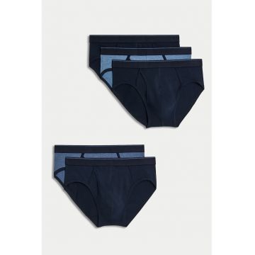 Set de chiloti din amestec de bumbac - 5 perechi