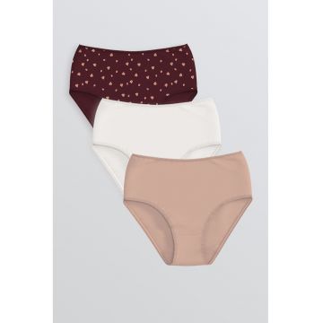 Set de chiloti hipster - 3 perechi