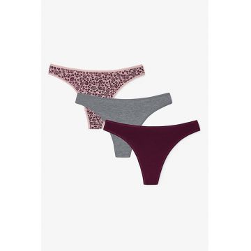 Set de chiloti tanga - 3 perechi