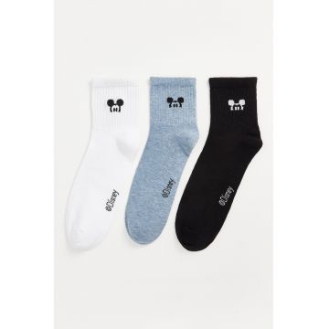 Set de sosete lungi cu imprimeu Disney - 3 perechi