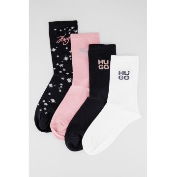 Set de sosete lungi cu insertii metalizate - 3 perechi