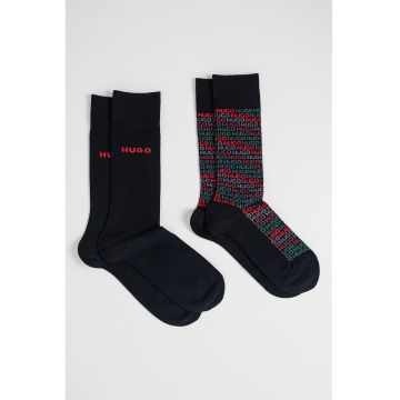 Set de sosete lungi cu logo - 2 perechi