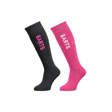 Set de sosete lungi cu logo - 2 piese