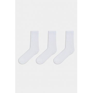 Set de sosete lungi cu model uni - 3 perechi