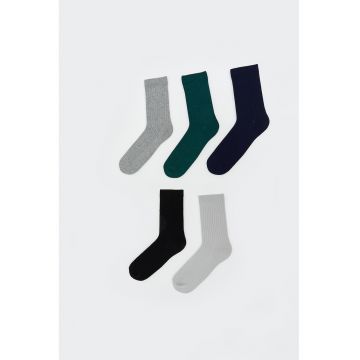 Set de sosete lungi din amestec de bumbac - 5 perechi