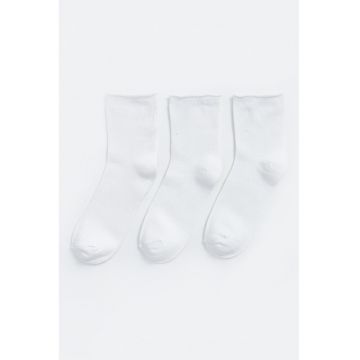 Set de sosete lungi uni - 3 perechi
