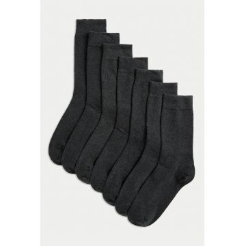 Set de sosete lungi uni - 7 perechi