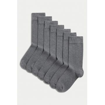 Set de sosete lungi uni - 7 perechi