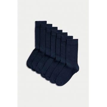 Set de sosete lungi uni - 7 perechi