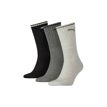 Set de sosete lungi unisex cu logo - 3 perechi