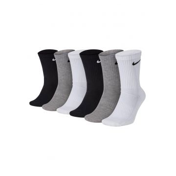 Set de sosete lungi unisex cu model monograma - 6 perechi