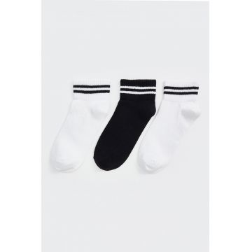 Set de sosete scurte din amestec de bumbac - 3 perechi