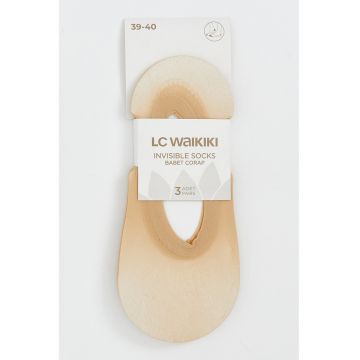 Set de sosete uni foarte scurte - 3 perechi