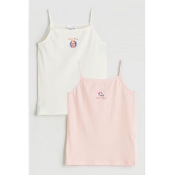 Set de top-uri cu imprimeu Hello Kitty - 2 piese