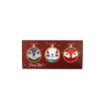 Sosete bambus de craciun BOX 3 Comfort Feet Socks CHRISTMAS Mouse Rabbit Fox