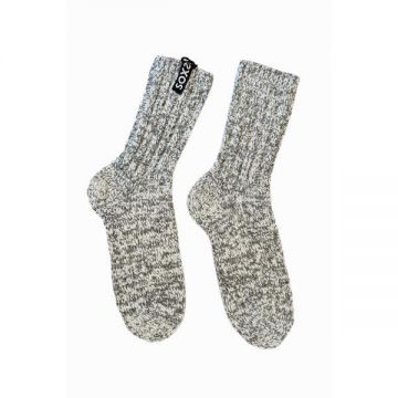 Sosete barbati din lana de oaie, gri, lungime medie, marime 42-46