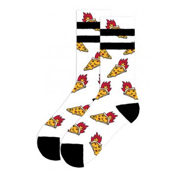 Sosete bumbac de lungime medie Pizza Inferno